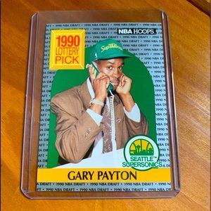 Gary Payton rookie card 1990 Nba hoops